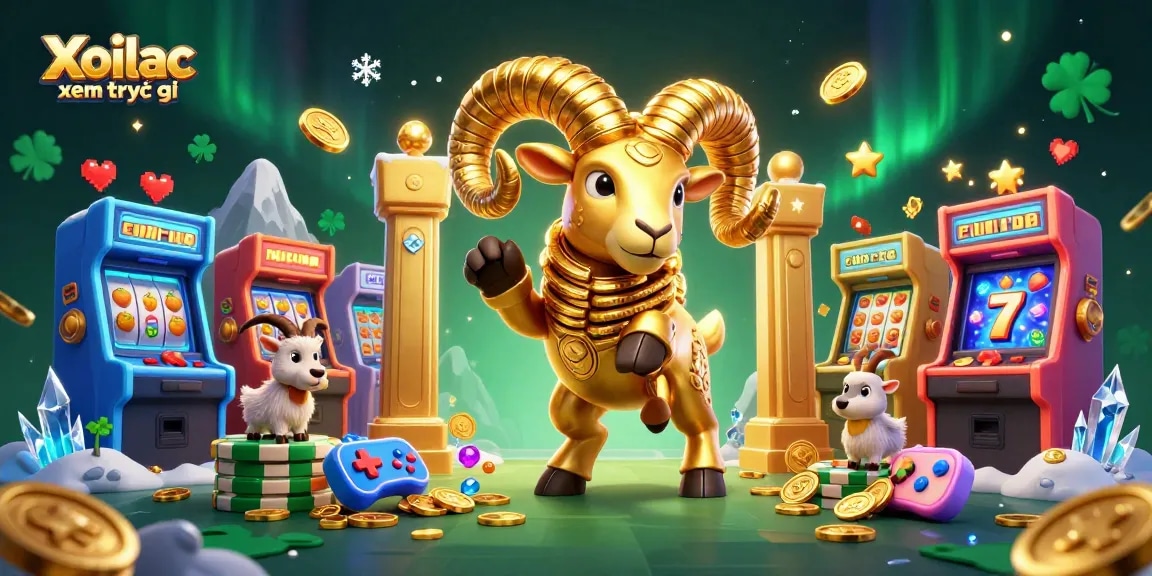 Xoilac xem trực tiếp presents an engaging casino experience with vibrant 3D characters and dynamic game elements.