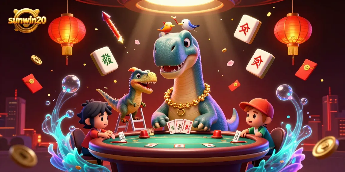 Engage in winning tactics at sunwin20 with vibrant casino-themed characters in 3D.