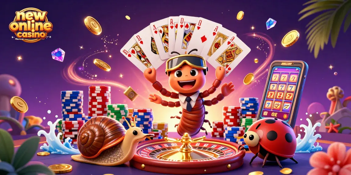 Spin and win with exciting promotions at new online casino Australia, featuring vibrant characters and games.