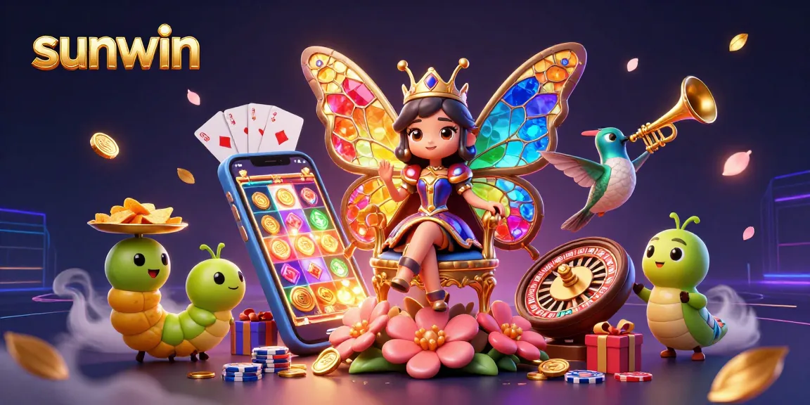 Experience exhilarating wins with Sunwin's vibrant casino adventure featuring a butterfly queen!